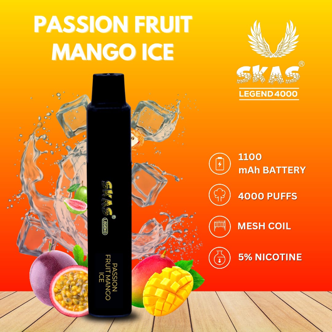 SKAS LEGEND 4000 Passion Fruit Mango Ice
