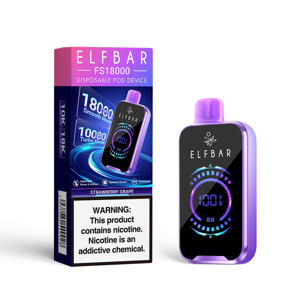 ELFBAR FS18000 Strawberry Grape